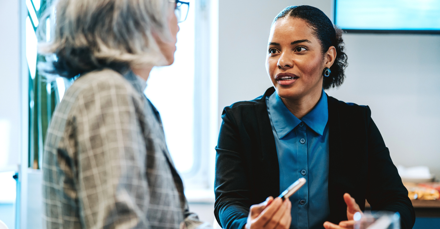Landlord talking with Letting Agent