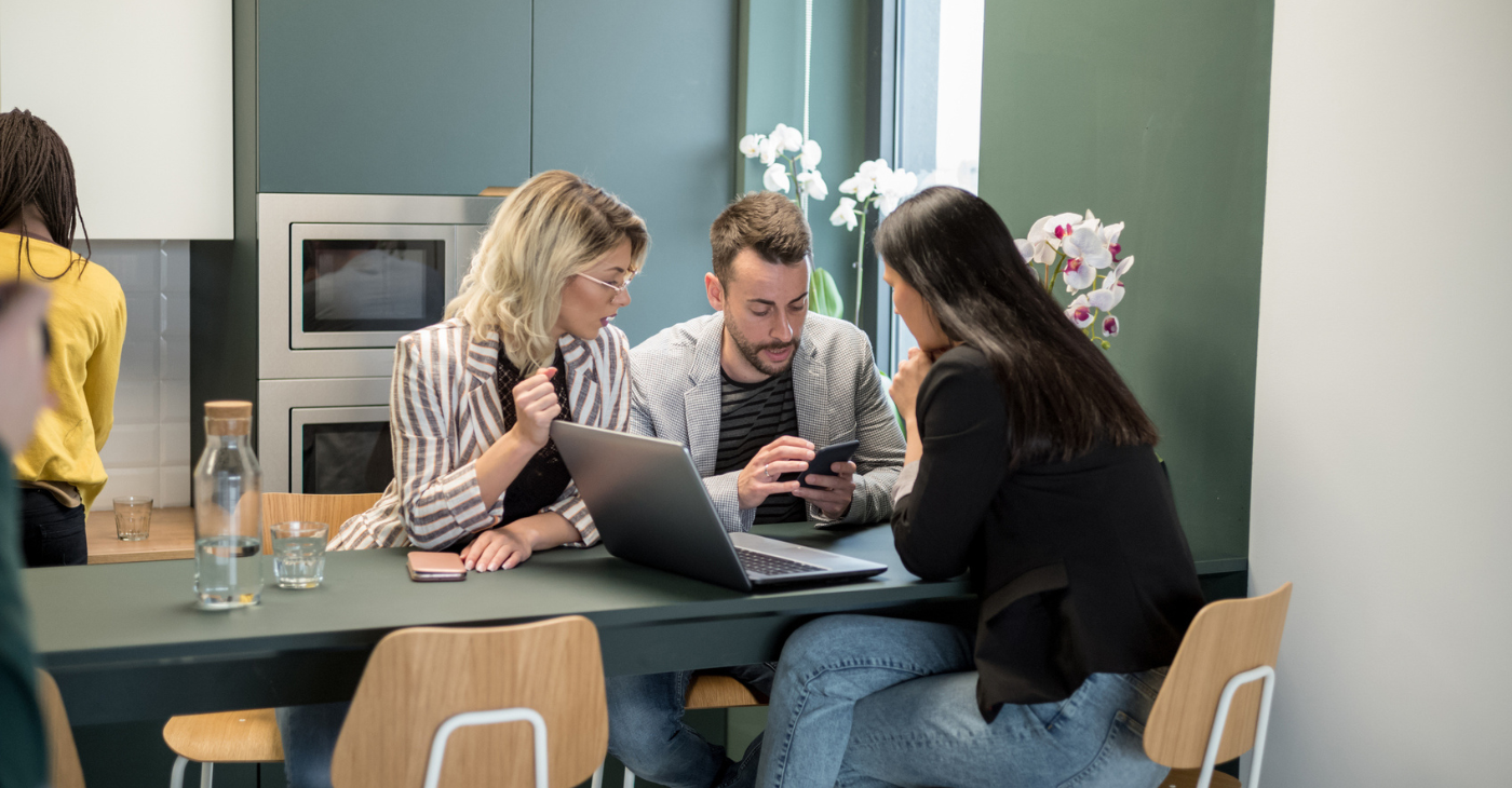 Tenants speaking with Letting Agent - Wards